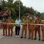 Bupati Delis Resmikan Pengoperasian Infrastruktur Jalan Bintangor Mukti