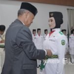 Bupati Luwu Kukuhkan 71 Anggota Pasukan Pengibar Bendera Pusaka