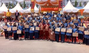 Upacara HUT ke-10 Morut, Bupati Delis Beberkan Capaian Keberhasilannya