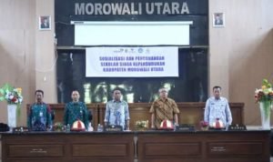 Sekda Morut Buka Sosialisasi Pencanangan Sekolah Siaga Kependudukan