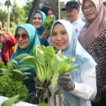 Kunker ke Lutim, Pj Ketua TP PKK Sulsel Panen Sayuran dan Beri Bantuan Bagi Anak Stunting dan Ibu Hamil