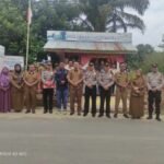 Kepala Desa Simpang Empat Bersama Polres Asahan Lakukan Penilaian Pos Kamling Moro Tresno Jajaran Polres Asahan