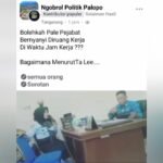 Video Karaoke Lurah Binturu Palopo Viral di Media Sosial