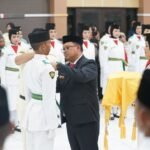 Pj Wali Kota Palopo Kukuhkan Paskibraka HUT Kemerdekaan RI ke-79