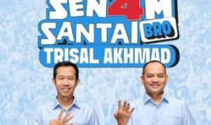 Gelar Senam ‘Santai Bro’ di Lapangan Pancasila Palopo Hari Ini, Jubir Trisal-Akhmad Sebut Terbuka untuk Umum