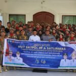 Bupati Luwu H Patahudding Lepas Rombongan Satpol PP Menuju Puncak HUT ke 75 Satpol PP di Wajo