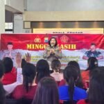 Polwan Cantik Pimpin Minggu Kasih Polda Sulsel Sambangi Warga Dirgantara di Hari Kenaikan Isa Almasih