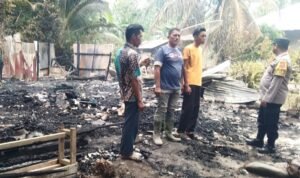 Rumah Warga Idi Timur Hangus Terbakar, Polisi Selidiki Penyebabnya