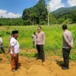 Kapolres Luwu Utara Tinjau Lokasi Pembangunan Dapur MBG di Sabbang Selatan