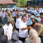 Ribuan Pelajar Ikut Apel: Bupati Irwan Ingatkan Jauhi Narkoba, Rokok, dan Tawuran