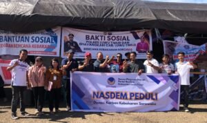 Fraksi NasDem DPRD Luwu Timur Tunjukkan Kepedulian untuk Korban Kebakaran Sorowako