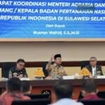 Menteri ATR/BPN Bahas Tumpang Tindih dan Sertifikat Lama di Rakorda Pertanahan Sulsel