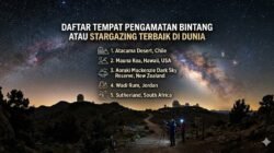Daftar Tempat Pengamatan Bintang atau Stargazing Terbaik di Dunia yang Jauh Dari Polusi Cahaya