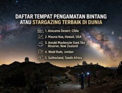 Daftar Tempat Pengamatan Bintang atau Stargazing Terbaik di Dunia yang Jauh Dari Polusi Cahaya
